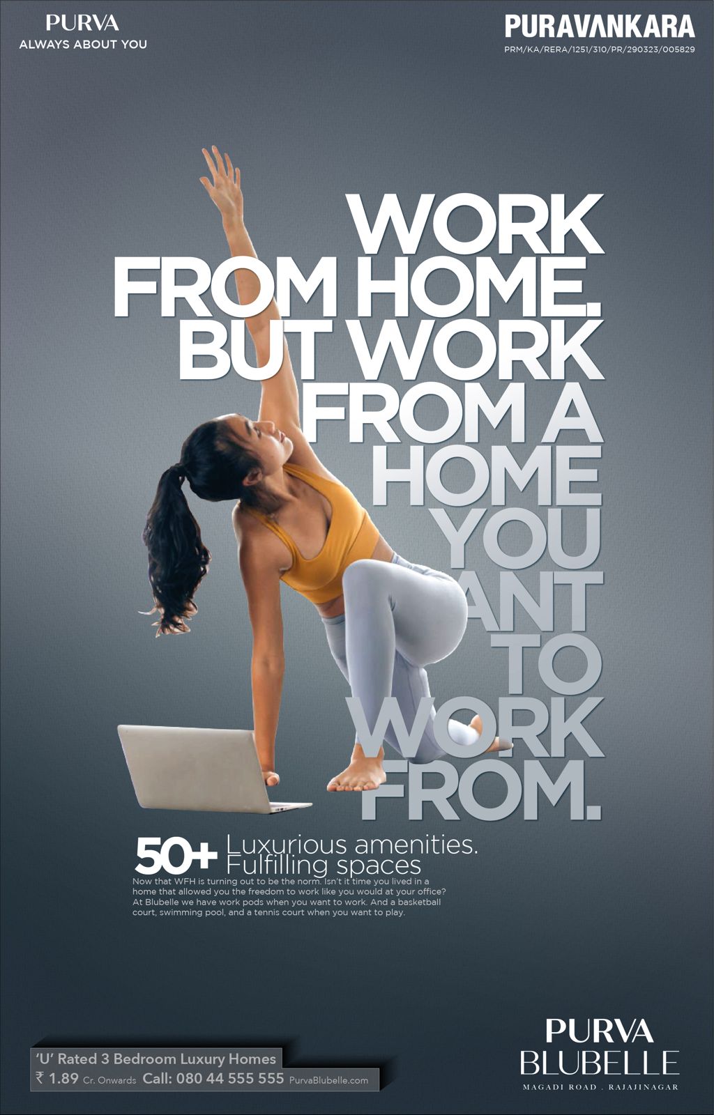 Puravankara Print advertisement by Bask Creative — Above all else, towering